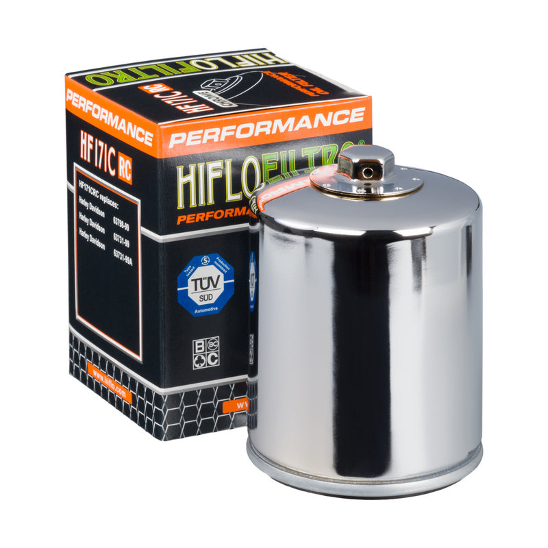Harley -Davidson Street Bob 114 FXBBS [Hiflofiltro] - Performance Oil Filter Chrom