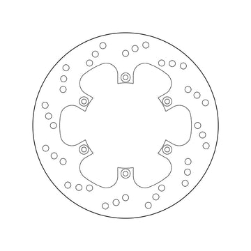 Bmw F 650 Gs Twin [BREMBO] - Series Oro rund stiv bremseskive - 0