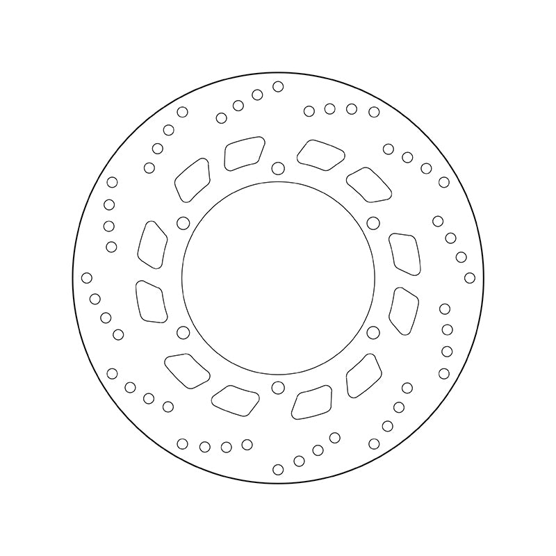 Yamaha Xv 125 [BREMBO] - Series Oro rund stiv bremseskive