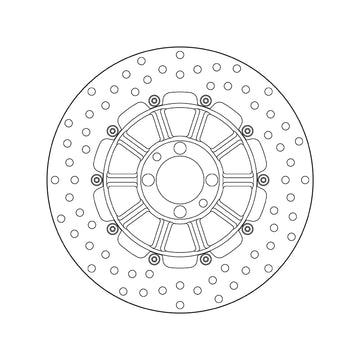 Bmw K 100 Rt [BREMBO] - Serie Oro rund stiv bremseskive - 0