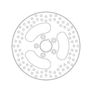 Harley Davidson Flstc [BREMBO] - Series Oro rund stiv bremseskive-2