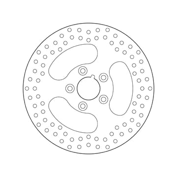 Harley Davidson Flstf [BREMBO] - Series Oro rund stiv bremseskive - 0