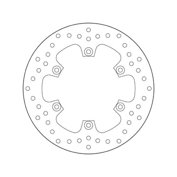 Yamaha Fzs 1000 Fazer [BREMBO] - Series Oro rund stiv bremseskive