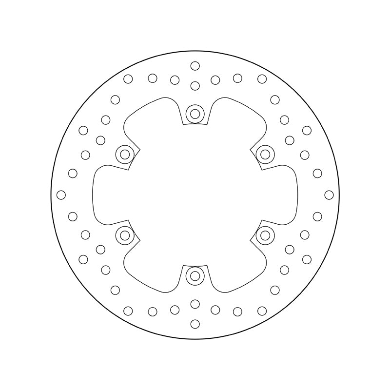 Yamaha Xv 1100 [BREMBO] - Series Oro rund stiv bremseskive