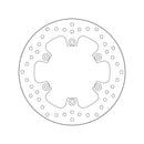 Yamaha Xv 1100 [BREMBO] - Series Oro rund stiv bremseskive