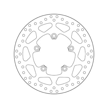 Triumph Tiger Explorer 1200 [BREMBO] - Series Oro rund stiv bremseskive