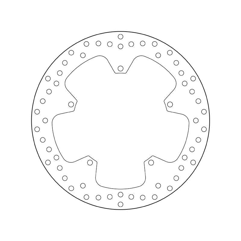 Yamaha Yzf 125 [BREMBO] - Series Oro rund stiv bremseskive
