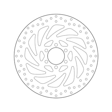 Ktm Rc 390 [BREMBO] - Serie Oro rund stiv bremseskive
