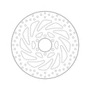 Ktm Duke 200 [BREMBO] - Series Oro rund stiv bremseskive