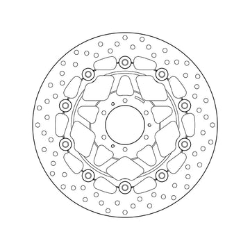 Honda Cbr 900 [BREMBO] - Series Oro rund flydende bremseskive - 0