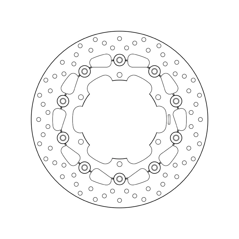 Yamaha Yzf 600 [BREMBO] - Series Oro rund flydende bremseskive