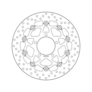Kawasaki Er 6 F [BREMBO] - Series Oro rund flydende bremseskive