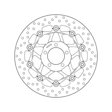 Kawasaki Zr [BREMBO] - Series Oro rund flydende bremseskive