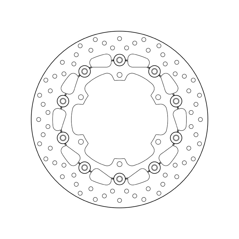 Yamaha Xt 660 [BREMBO] - Series Oro rund flydende bremseskive