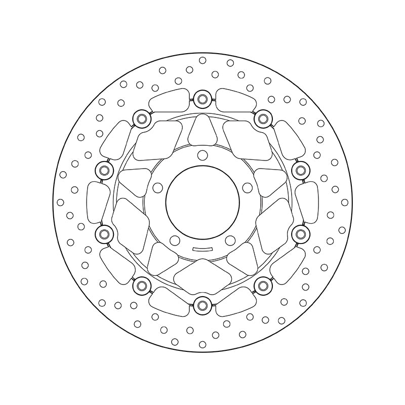 Triumph Tiger 1050 [BREMBO] - Series Oro rund flydende bremseskive