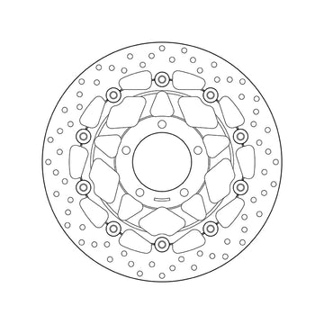 Triumph Tiger 1050 [BREMBO] - Series Oro rund flydende bremseskive