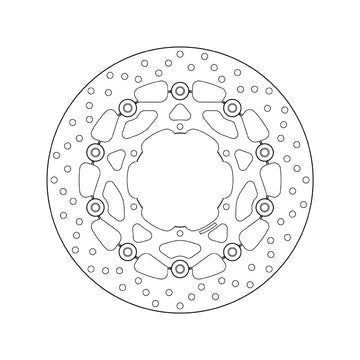 Bmw F 650 Gs Tw [BREMBO] - Series Oro rund flydende bremseskive - 0