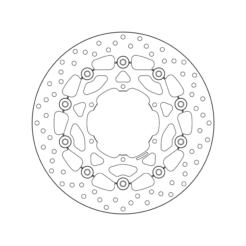Bmw F 650 Gs Dakar [BREMBO] - Series Oro rund flydende bremseskive