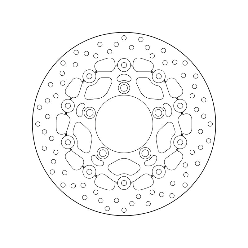 Kymco Ak 550 [BREMBO] - Series Oro rund flydende bremseskive