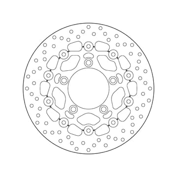 Kymco Ak 550 [BREMBO] - Series Oro rund flydende bremseskive