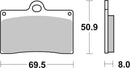 Ducati S 750 [BREMBO] - Competition Carbon Keramiske bremseklodser - 07BB15RC-1