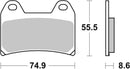 Aprilia Rst 1000 [BREMBO] - Competition Carbon Keramiske bremseklodser - 07BB19RC-1