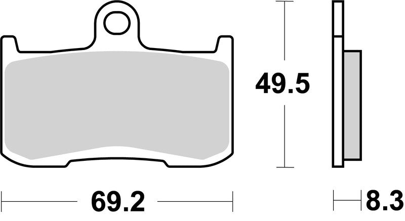 Suzuki Gsx 8S [BREMBO] - Competition Carbon Keramiske bremseklodser - 07KA23RC