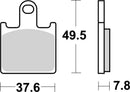 Kawasaki Zr 400 [BREMBO] - Street sintrede metal bremseklodser - 07KA28SA