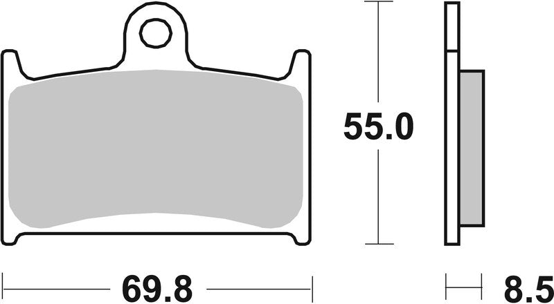 Triumph Sprint 1050 [BREMBO] - Competition Carbon Keramiske bremseklodser - 07SU14RC