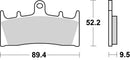 Suzuki Gsx 1000 [BREMBO] - Competition Carbon Keramiske bremseklodser - 07SU19RC