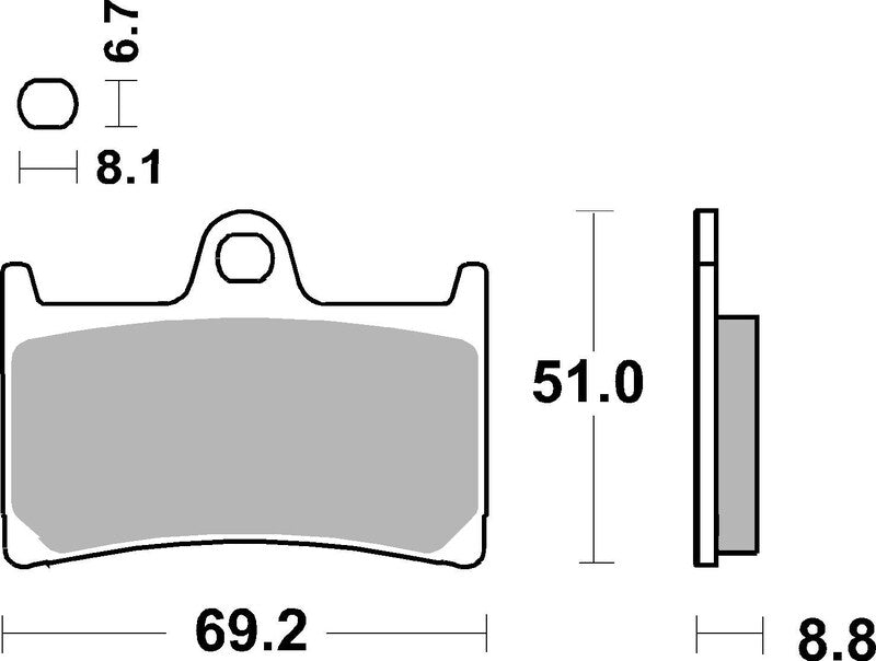 Yamaha Tdm 900 [BREMBO] - Competition Carbon Keramiske bremseklodser - 07YA23RC