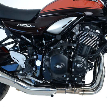 Kawasaki Z 900 RS CAFE ZR900E [2018-2020] - Starter højre krumtaphusbeskytter Sort Kawasaki Z900RS