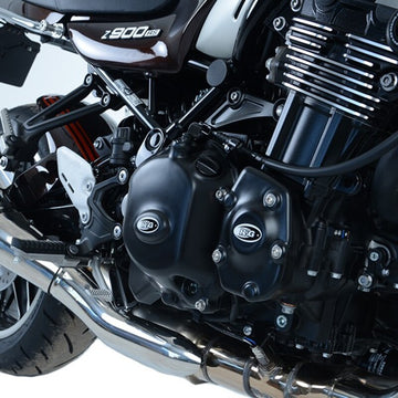 Kawasaki Z 900 RS ABS SPECIAL EDITION ZR900C [2018-2020] - (Kobling) Højre krumtaphusbeskytter Sort Kawasaki Z900RS