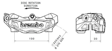 Aprilia Caponord 1200 [BREMBO] - Bremsekaliber - 0