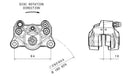 Hyperstrada 821 [BREMBO] - Bagbremsekaliber Ø34mm natur
