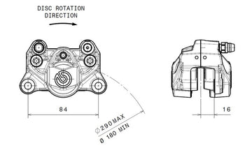 Hypermotard 939 [BREMBO] - Bagbremsekaliber Ø34mm natur