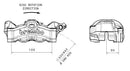 Honda Cb 1000 [BREMBO] - Stylema bremsekaliber foran venstre sort-2