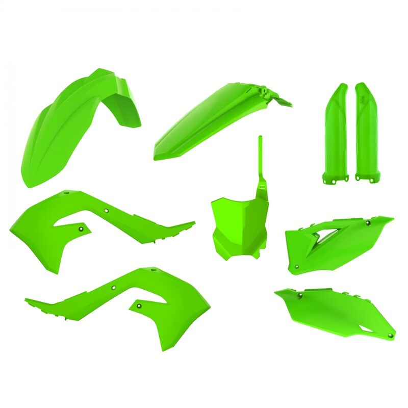 Kawasaki Kx 250 [POLISPORT] - Plastsæt Limegrøn Kawasaki KX450