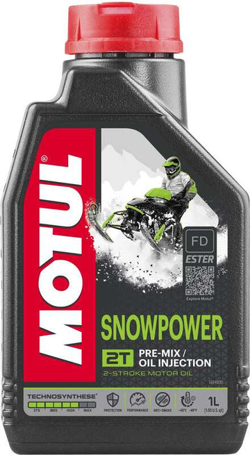 Snowpower 2t motorolie til snescooter 1L [Motul]