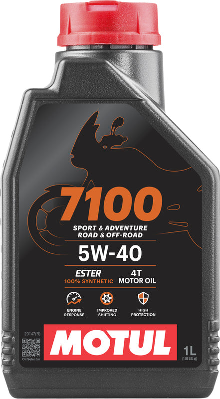 Motorolie 5W40 4T 1L til motorcykler [Motul]