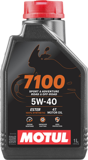 Motorolie 5W40 4T 1L til motorcykler [Motul]