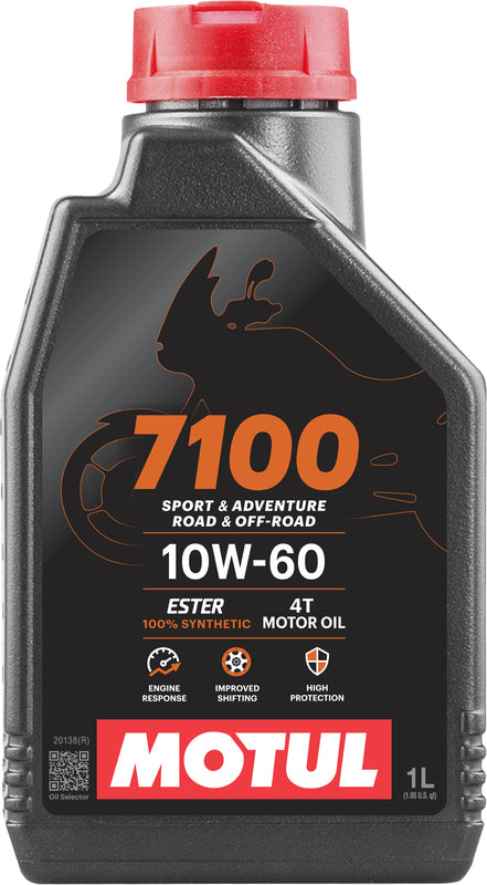 Motorolie 10W60 til 4-takts motorcykler 1L [Motul]
