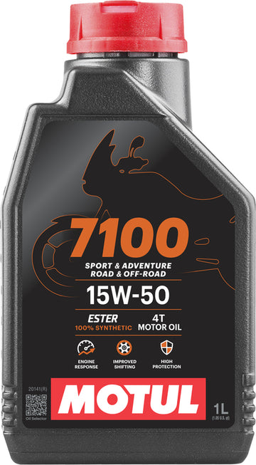 Motorer Oil 15W50 4T Synthetic 1 liter til motorcykler [Motul]