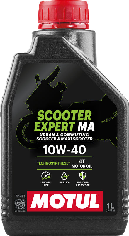 Motorolie 10W40 for 4T Scooter, 1 liter [Motul]