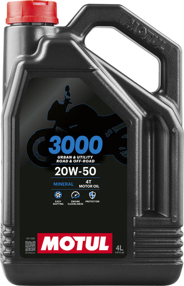Motors Oil 20W50 4T 4L til motorcykler [Motul]