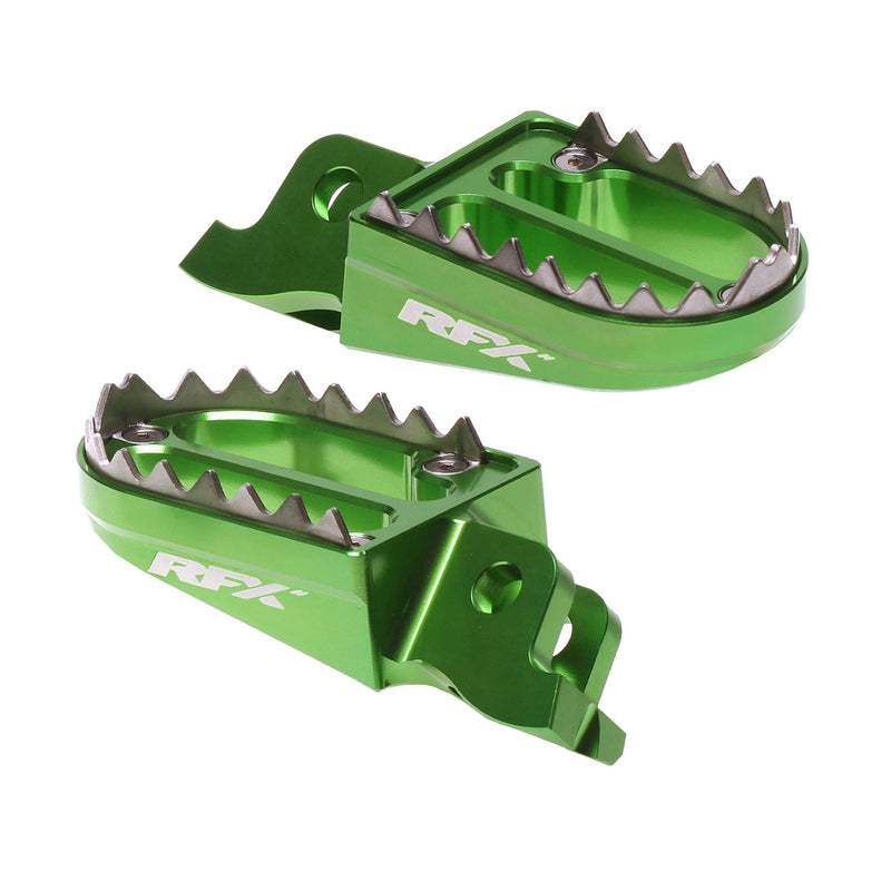 Kawasaki Kx 250 [RFX] - Pro 2 fodpinde (grøn) - Kawasaki KXF250/450