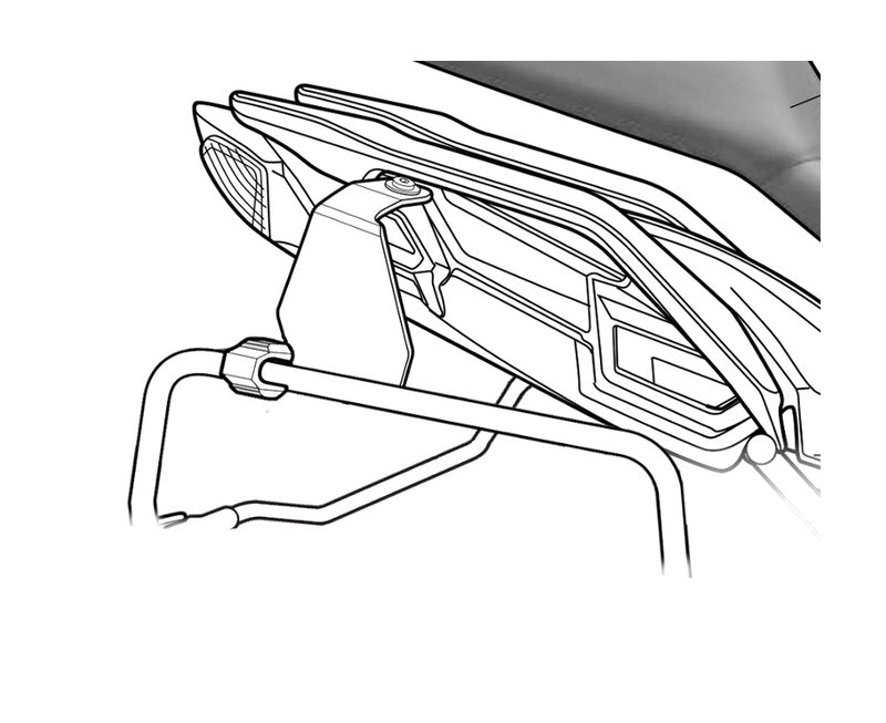 Kawasaki Versys 650 [SHAD] - 4P monteringssæt