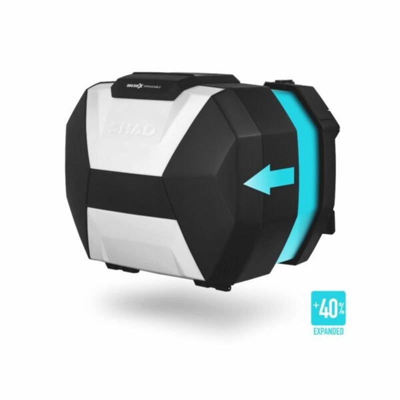 Kymco Ak 550 [SHAD] - SH38X Udvidbart sidekassesæt i aluminium