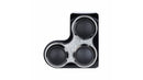 Motorcykelknapper Mo.Switch Basic, 3 knapper sort/sølv [Motogadget]-2