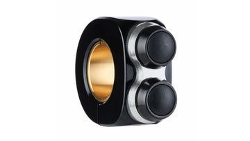 Motorcykelknapper Mo.Switch Basic, 2 Button Black/Silver [Motogadget]
